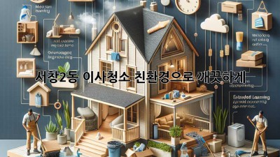 서창2동 이사청소: 친환경으로 깨끗하게!